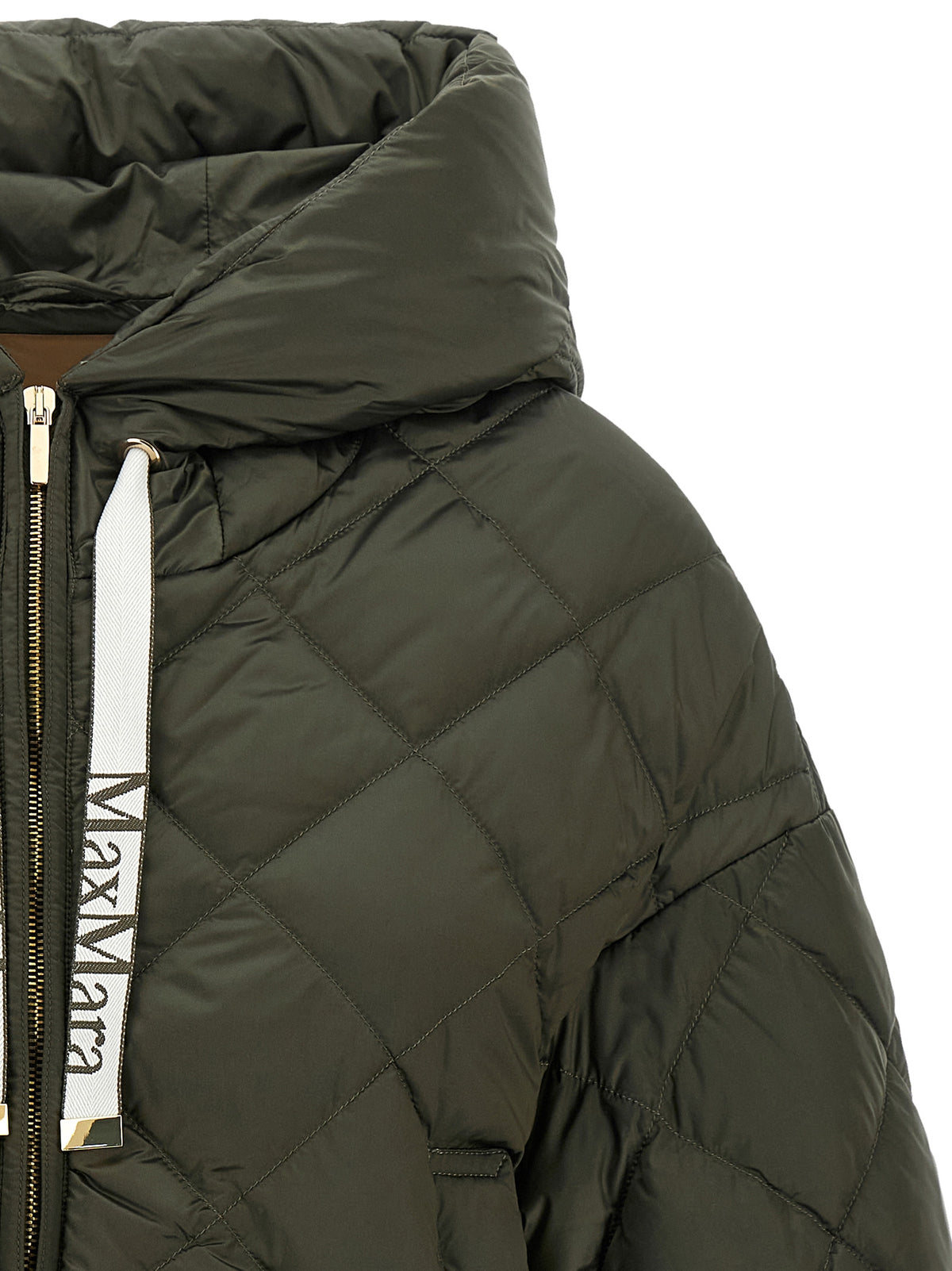 Max Mara Bicolor Polyamide Women's Parka