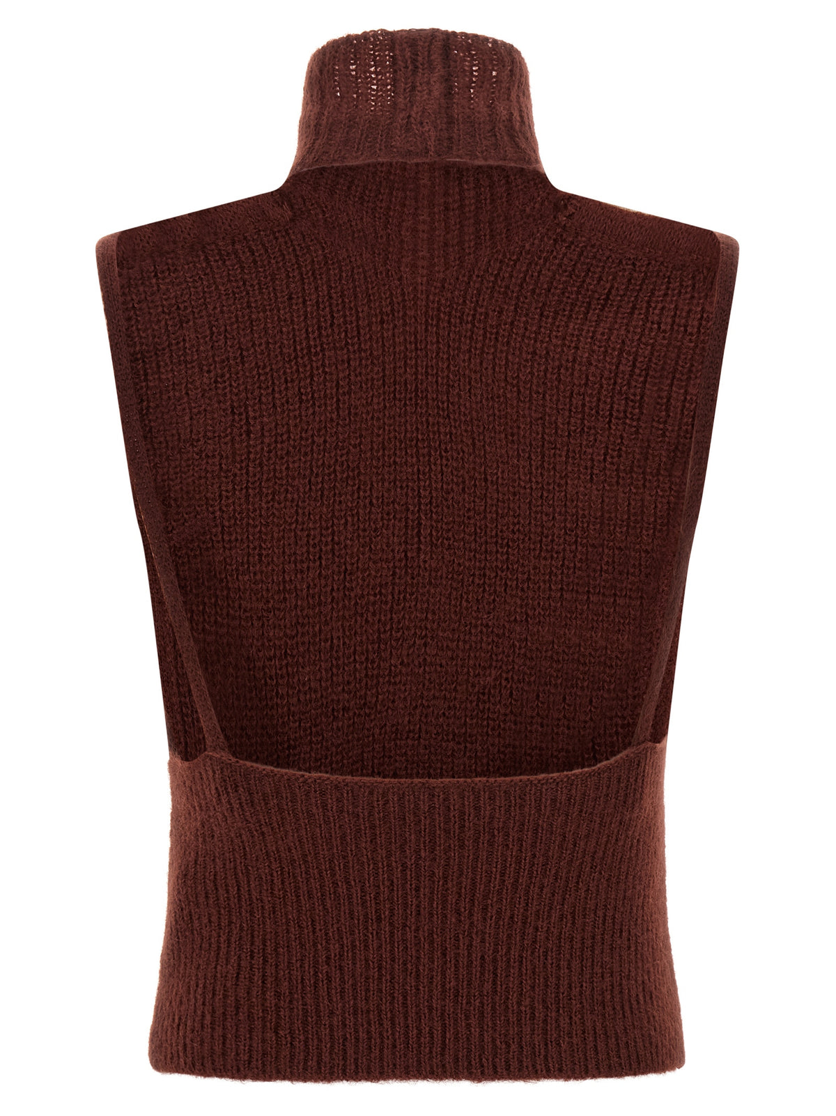 Max Mara Bordeaux Wool Women's Cardigan