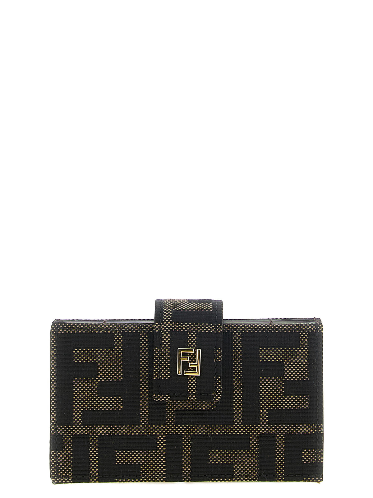 Fendi Brown Polyester Women's Cardholder