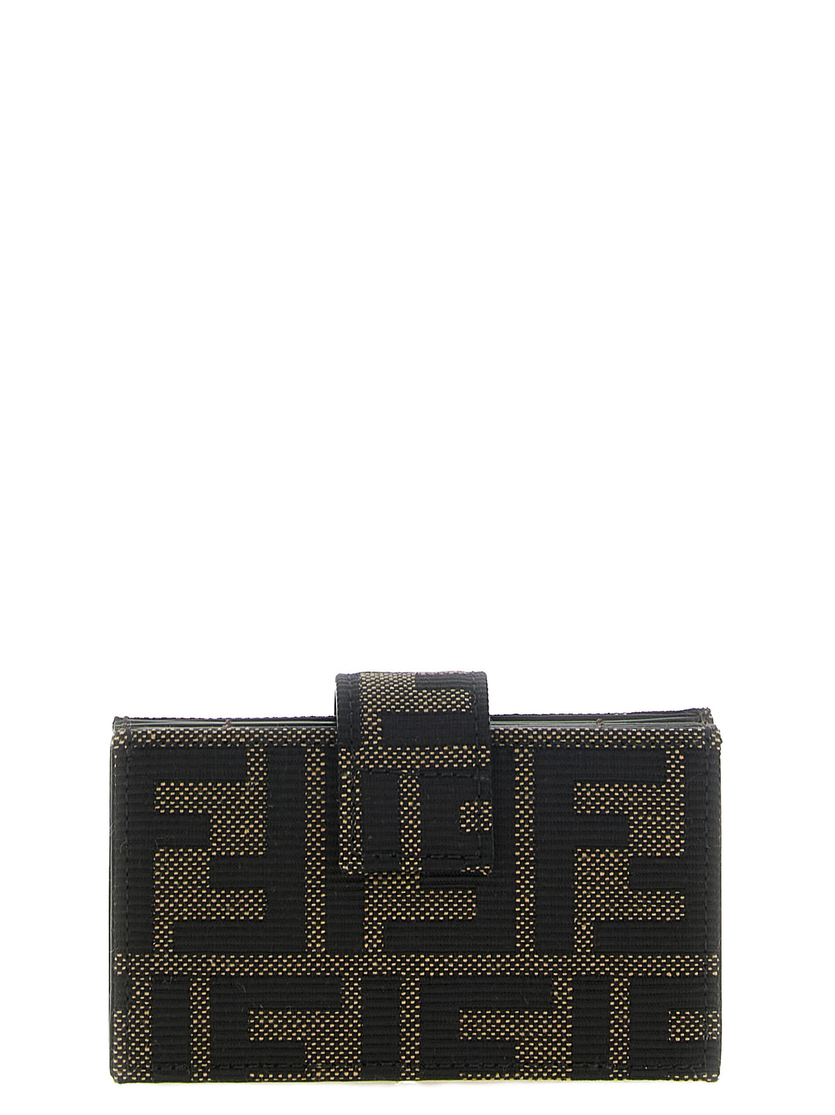 Fendi Brown Polyester Women's Cardholder
