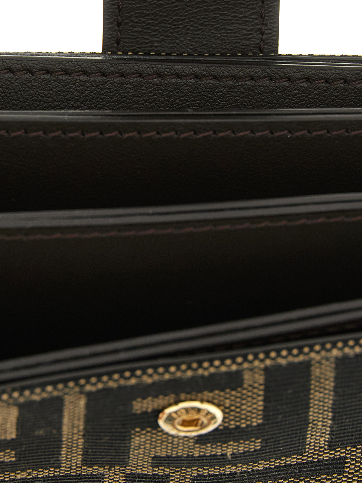 Fendi Brown Polyester Women's Cardholder