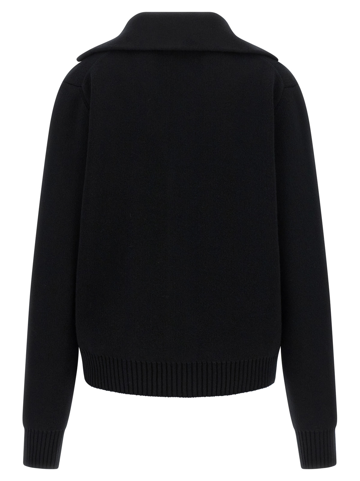 Dolce & Gabbana Black Virgin Wool Men's Cardigan