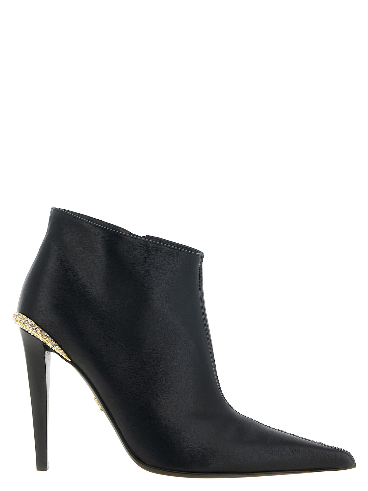 Giuseppe Zanotti Black Lamb Leather Ankle Women's Boots