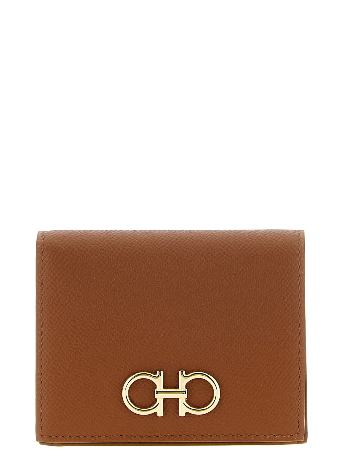 Ferragamo Brown Calfskin Women's Cardholder