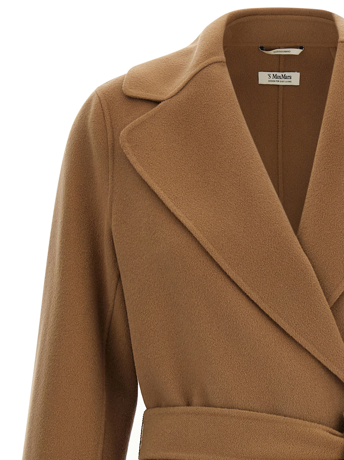 'S Max Mara Beige Wool Women's Coat