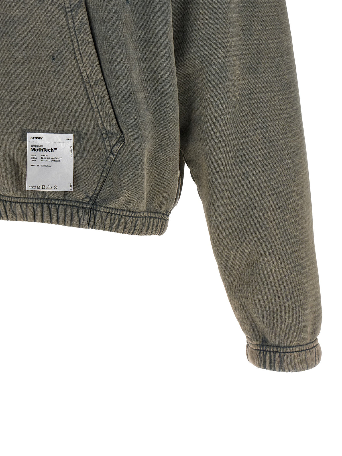 SATISFY Gray Organic Cotton Men's Sweatshirt