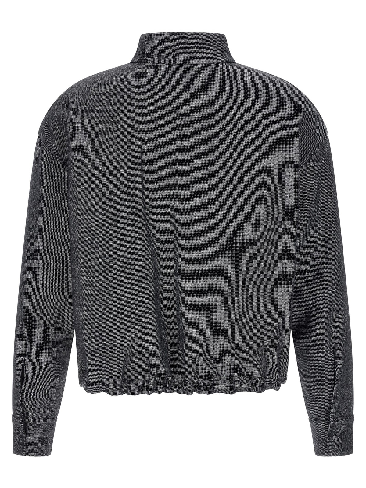 Fendi Blue Linen Denim Men's Jacket
