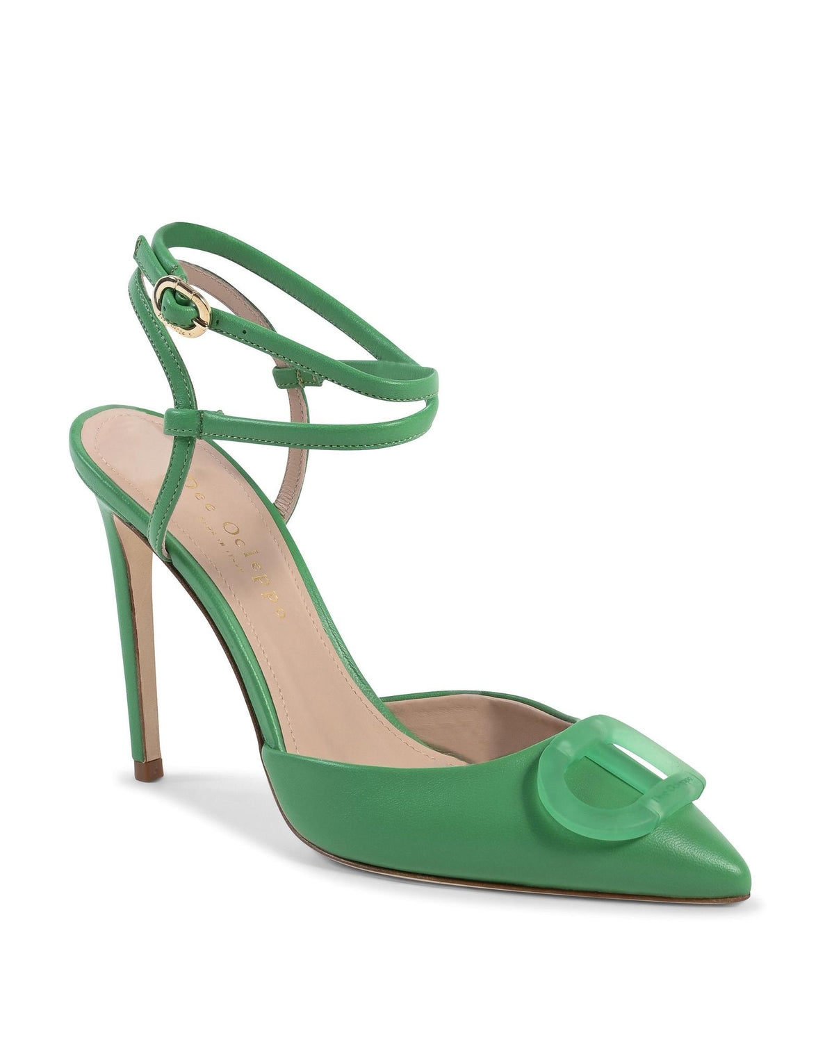 Dee Ocleppo Bicolor Leather High Heel Women's Pumps