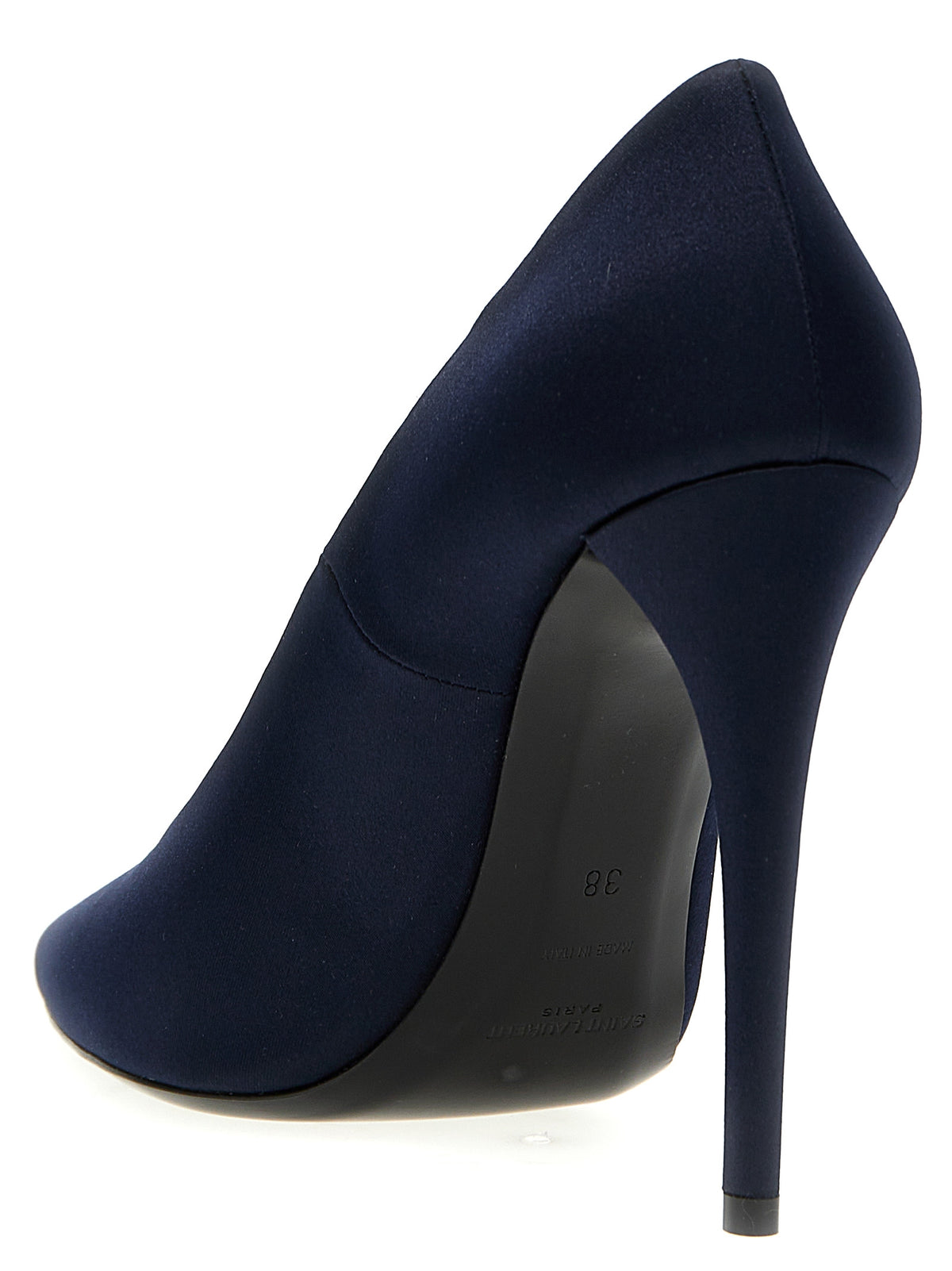 Saint Laurent Blue Polyester High Heel Women's Pumps