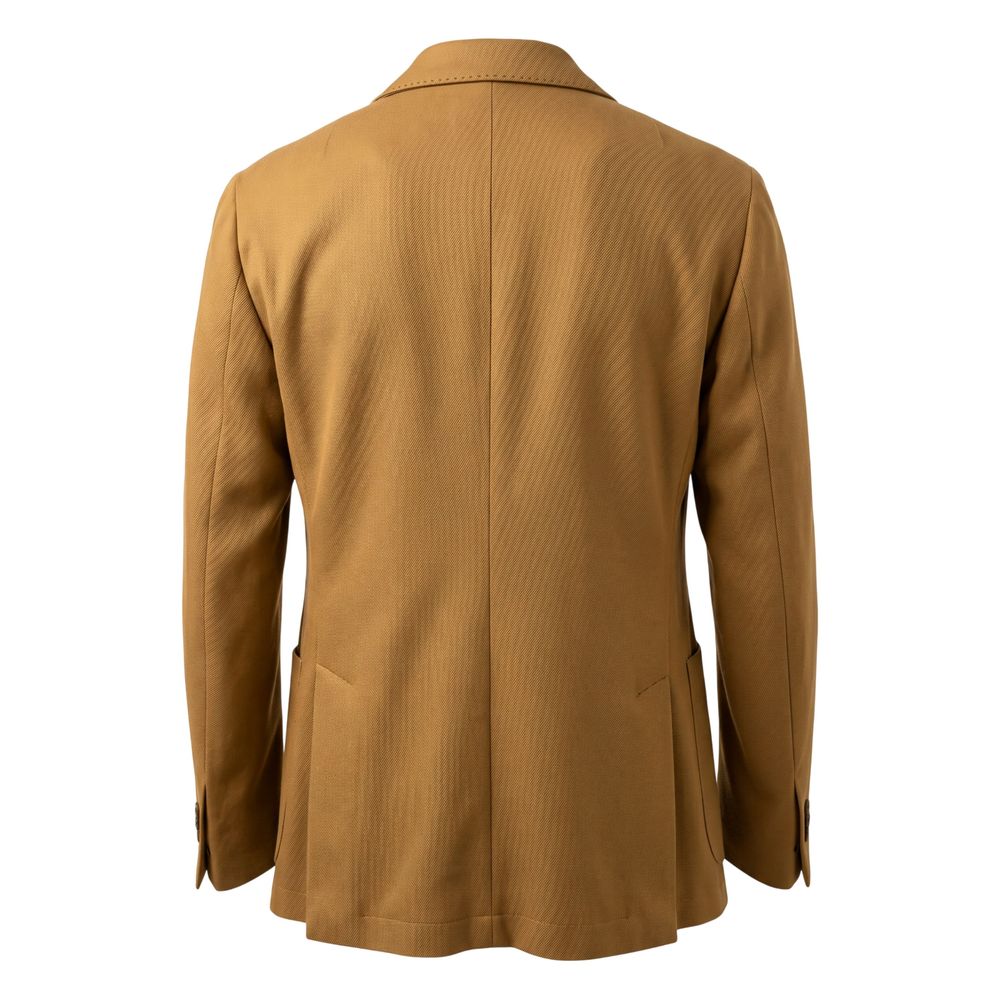 Roberto Pepe Luxury Brown Acetate Men Men's Jacket