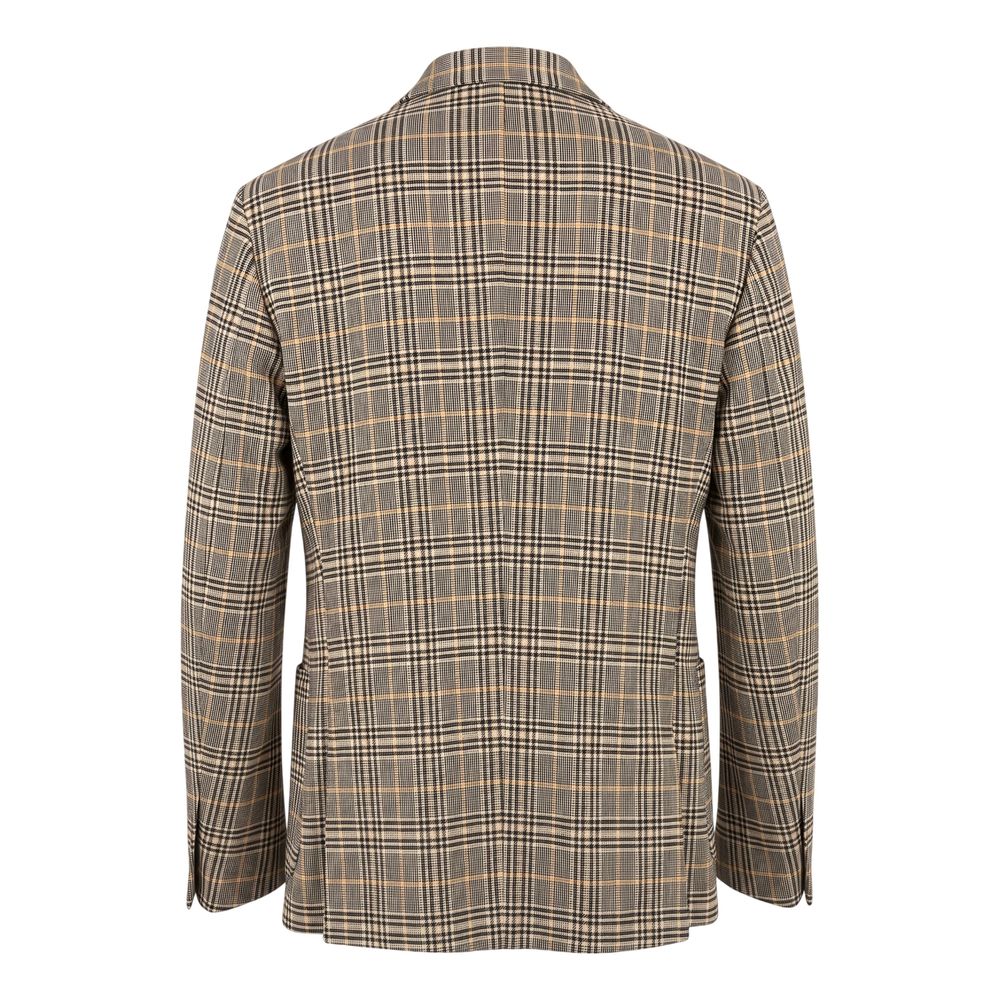 Roberto Pepe Luxury Yellow Wool Men Men's Jacket