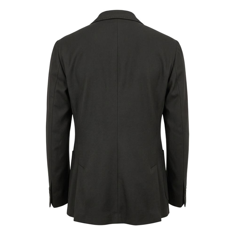 Roberto Pepe Luxury Black Polyester Men Men's Jacket