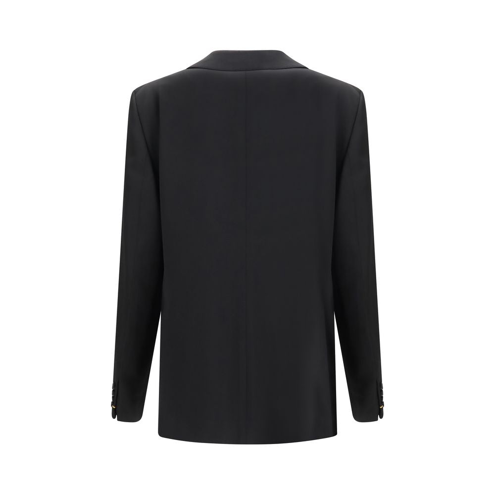 Fendi Black Wool Oves Aries Women's Blazer