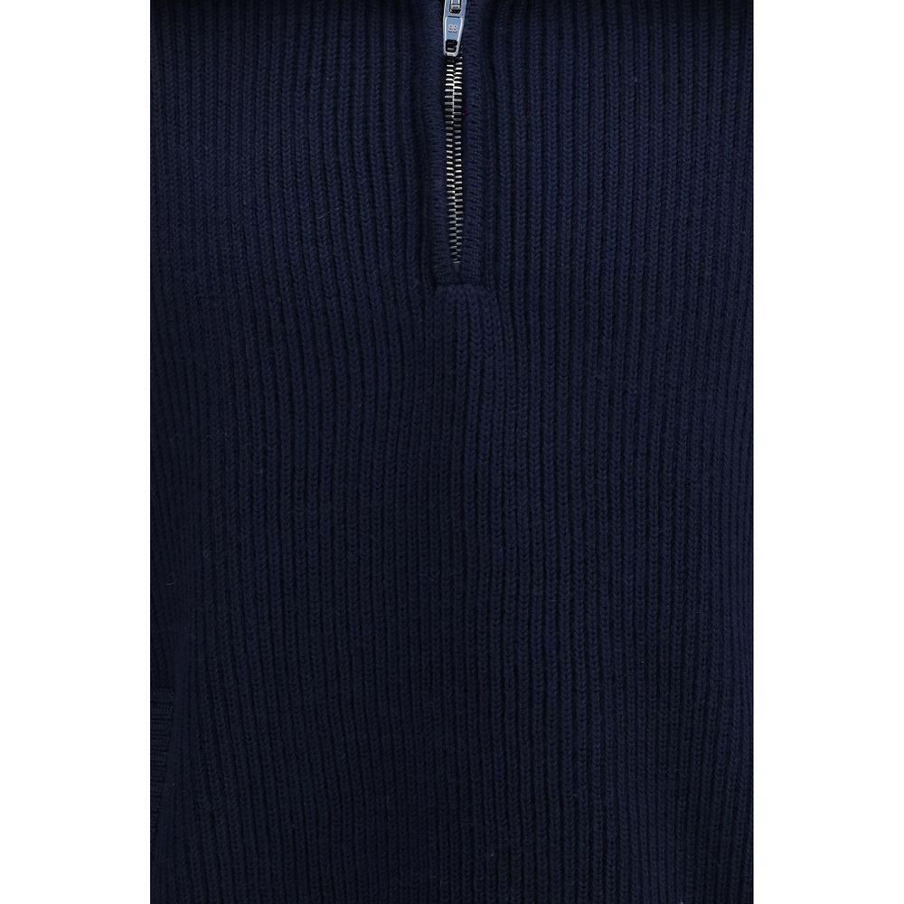 Balenciaga Blue Wool Oves Aries Men's Sweatshirt