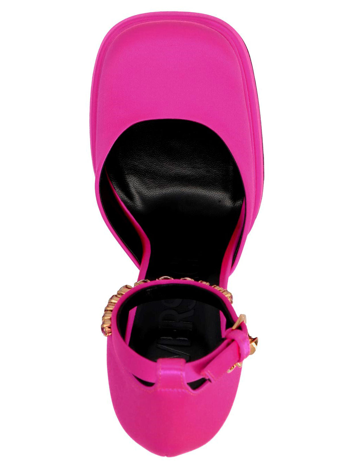 Versace Fuchsia Viscose Platform Women's Pumps