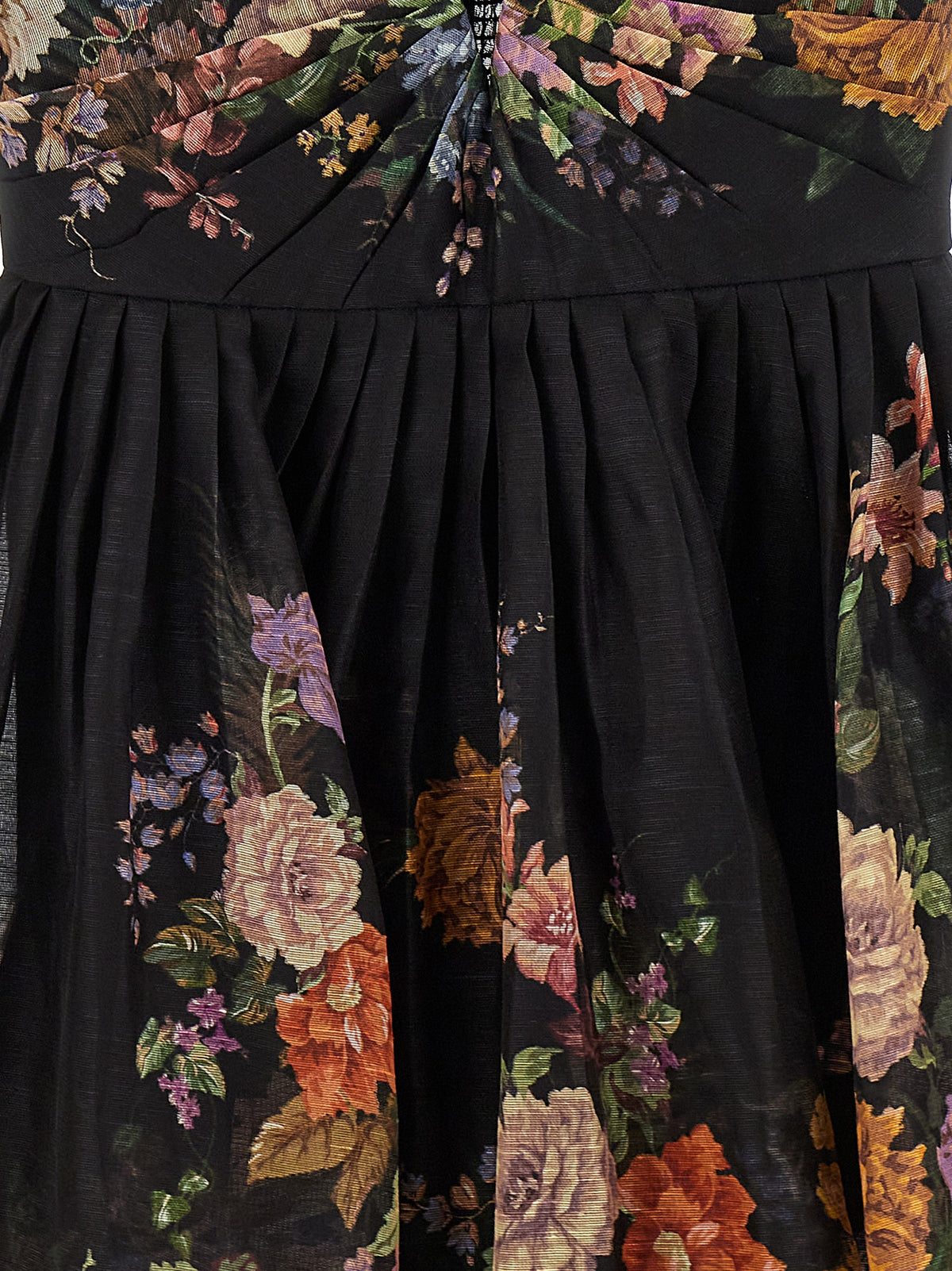 Zimmermann Black Linen Casual Women's Dress