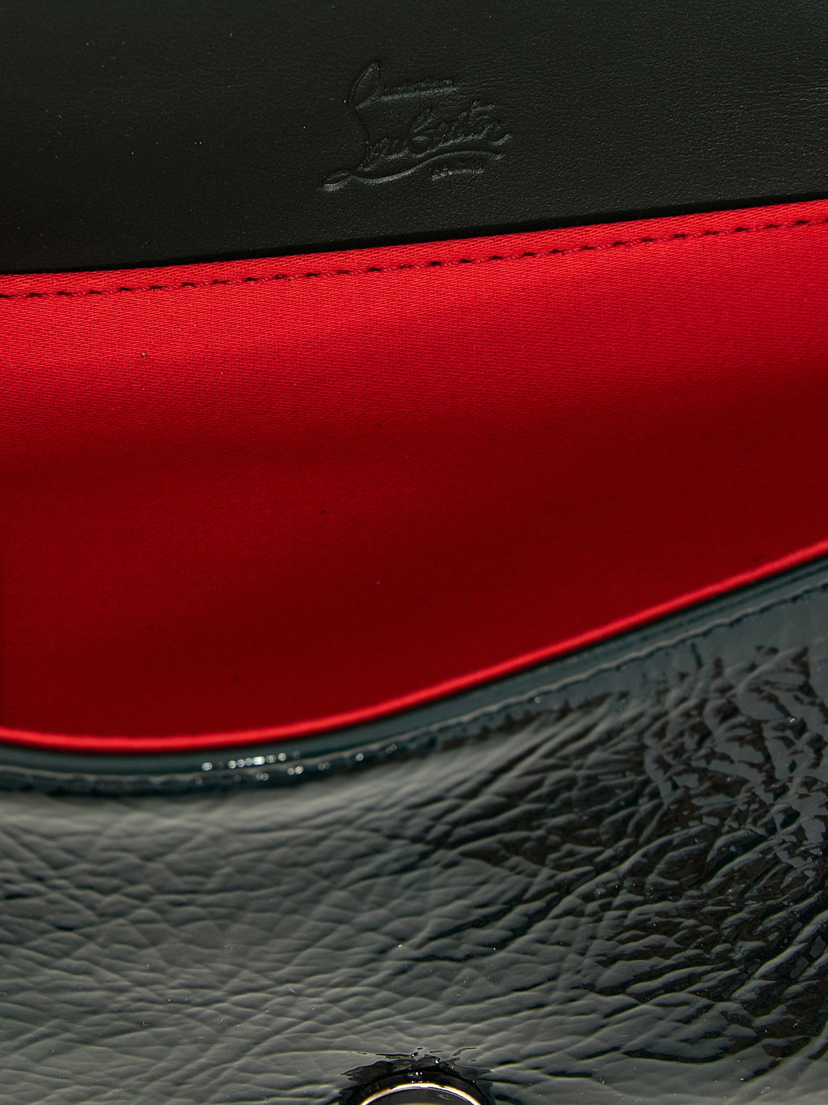 Christian Louboutin Bicolor Calfskin Crossbody Women's Bag
