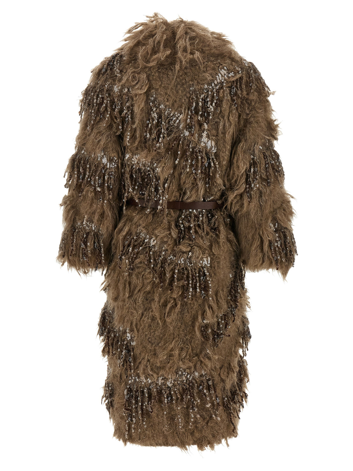 Brunello Cucinelli Brown Wool Women's Coat