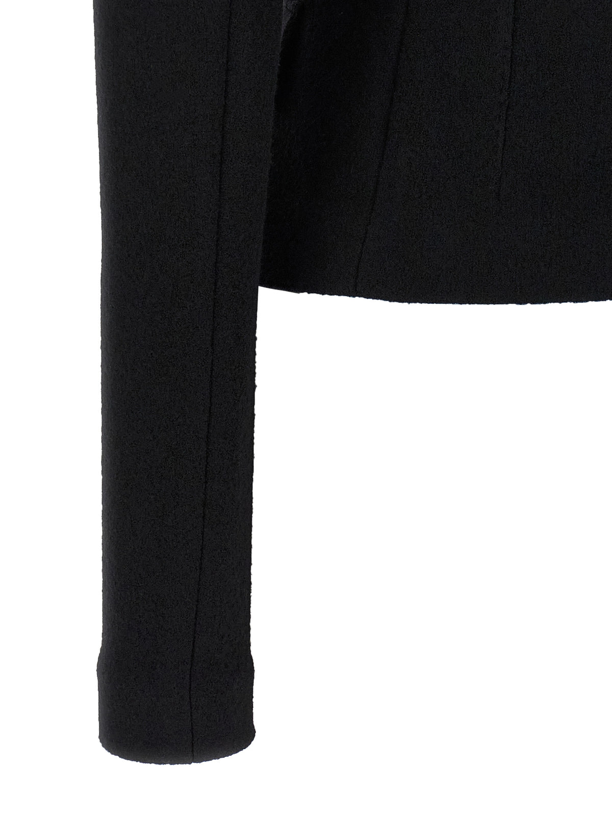 Dolce & Gabbana Black Virgin Wool Women's Blazer