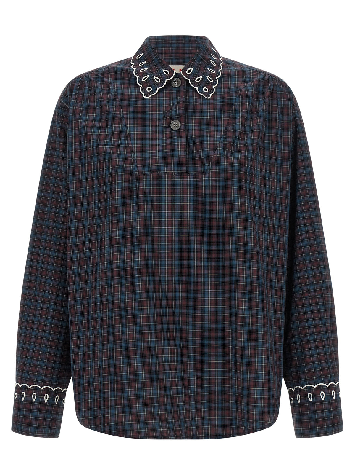 Marni Blue Cotton Women's Blouse