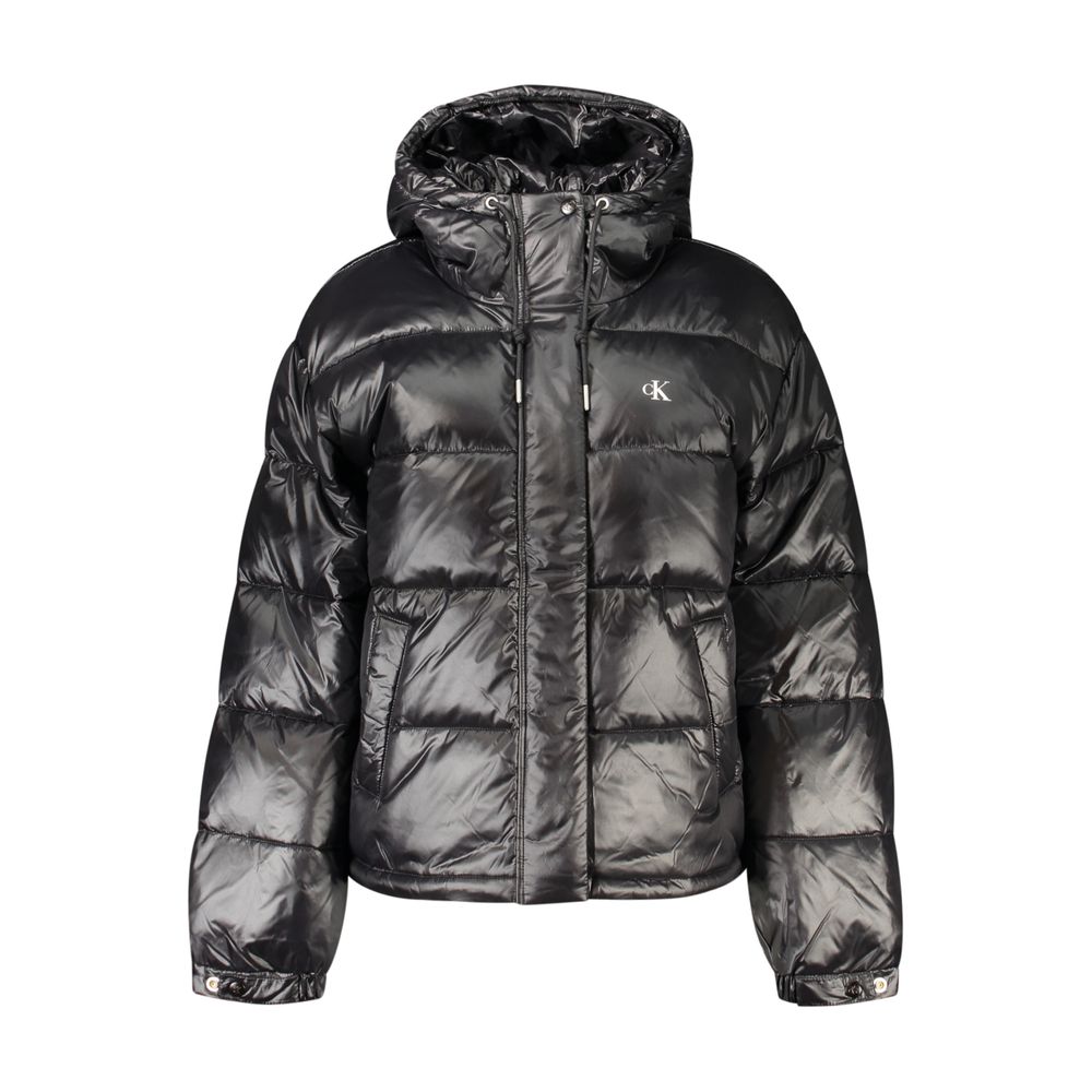 Calvin Klein Black Nylon Full-Length Women's Jacket
