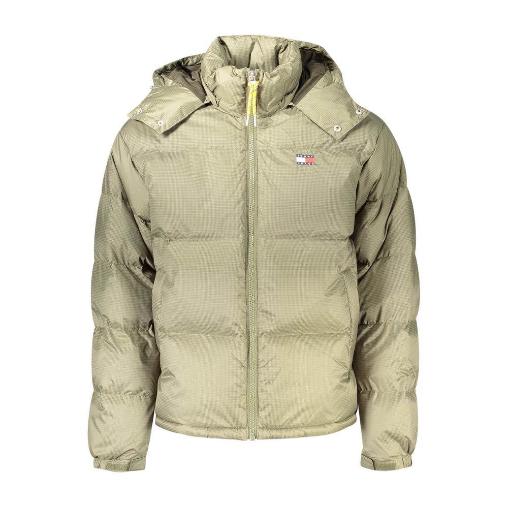 Tommy Hilfiger Green Polyester Full-Length Men's Jacket