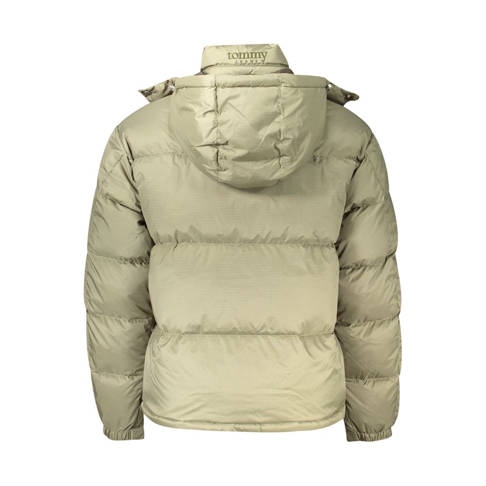 Tommy Hilfiger Green Polyester Full-Length Men's Jacket