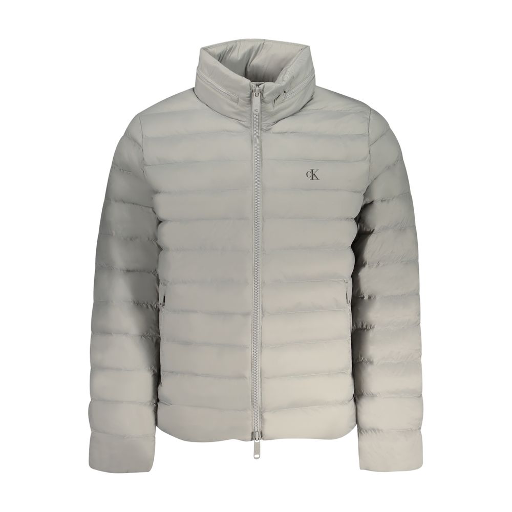 Calvin Klein Gray Polyamide Shell Men's Jacket