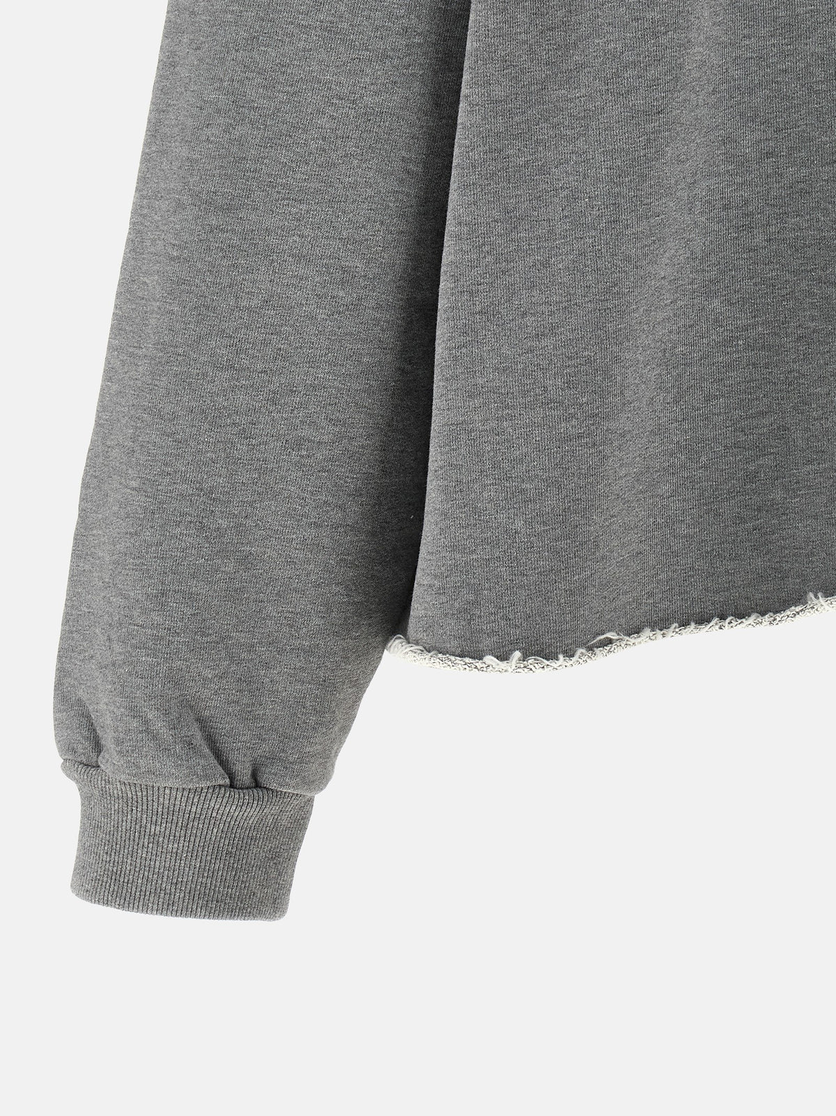 MM6 Maison Margiela Gray Cotton Women's Sweatshirt