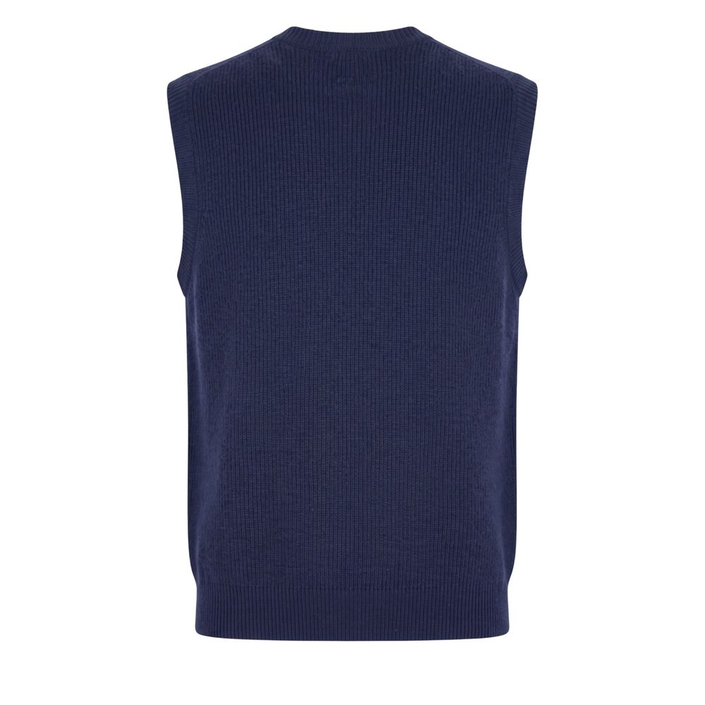 Malo Blue Wool Men's Men's Sweater