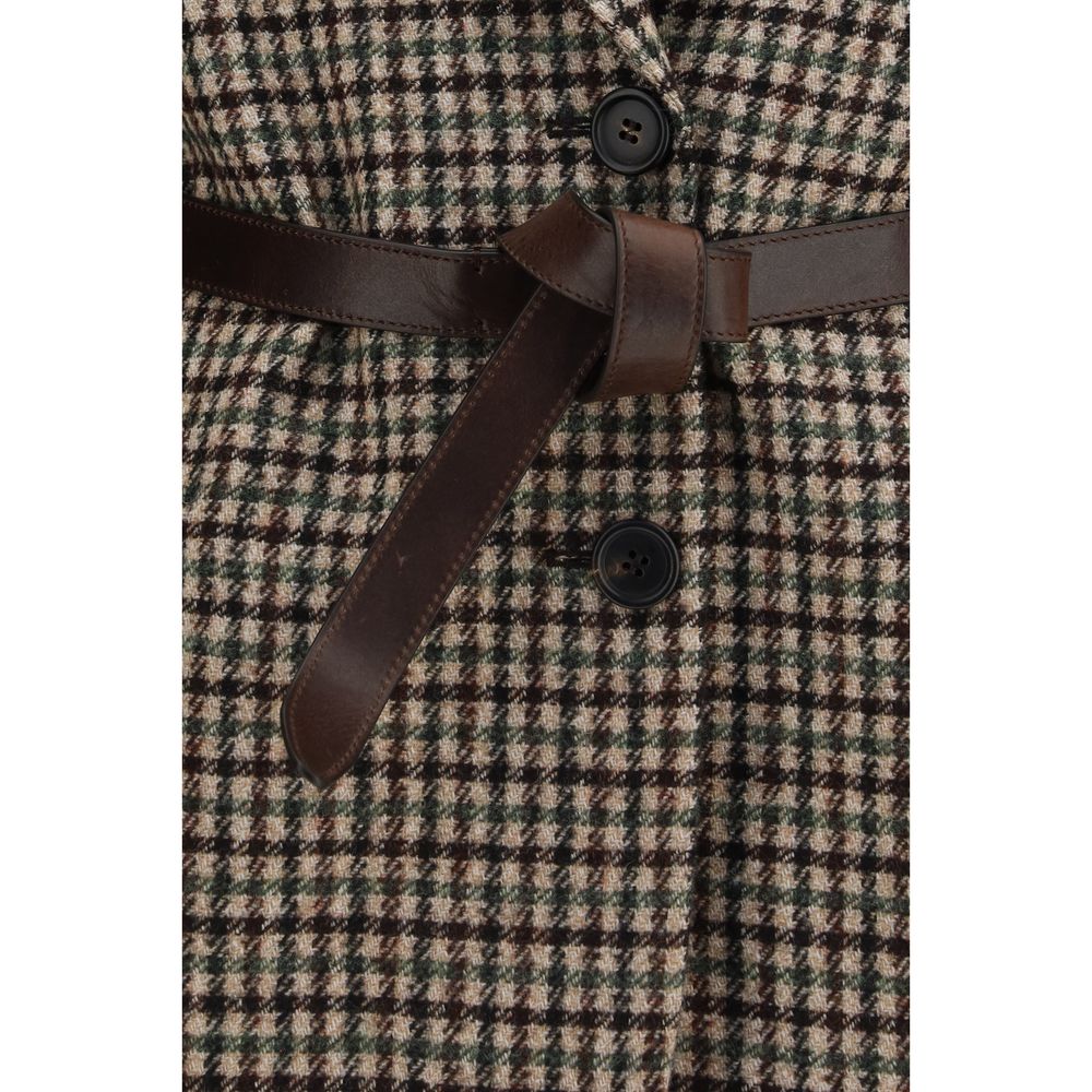 Brunello Cucinelli Beige Wool Oves Aries Women's Blazer