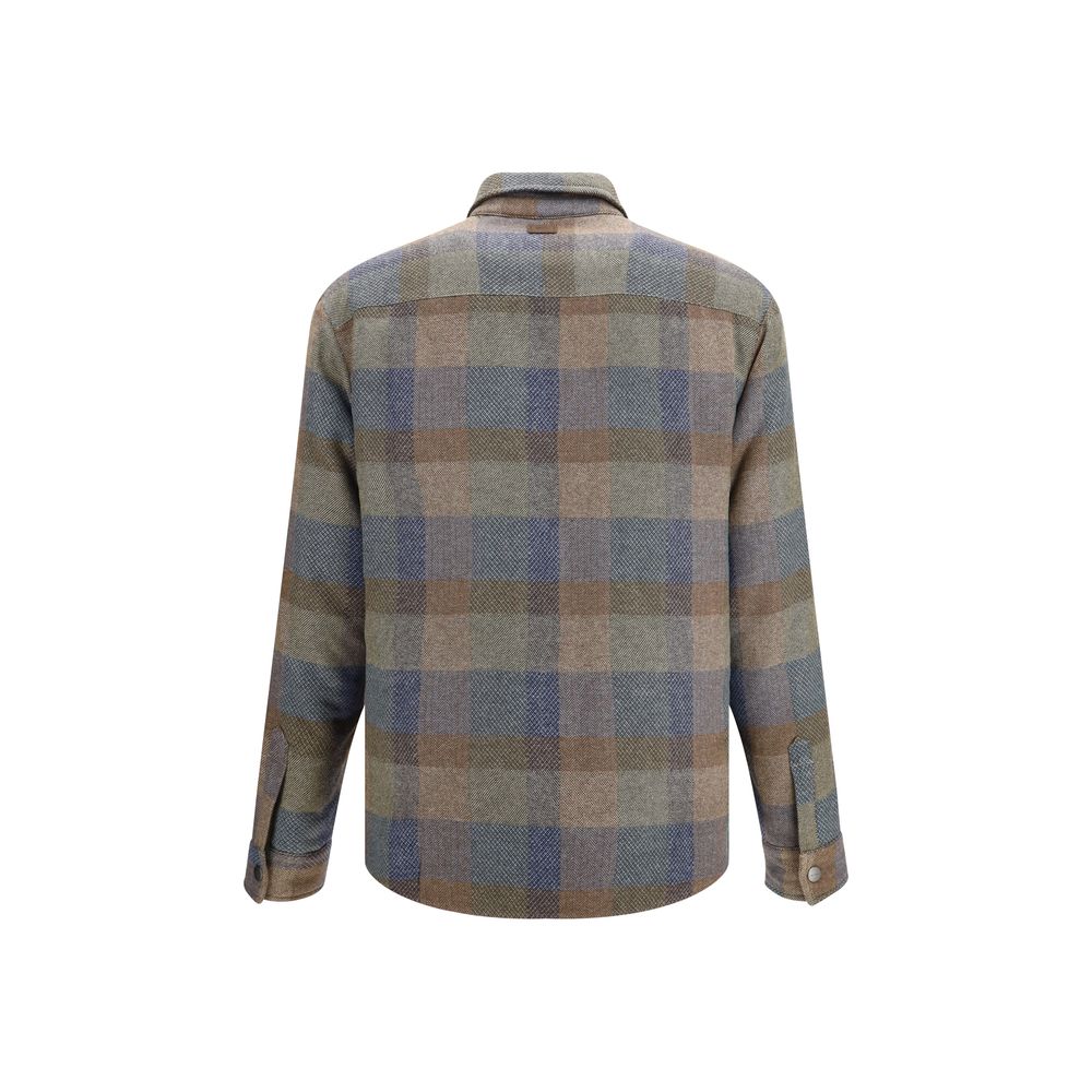 Etro Multicolor Wool Oves Aries Men's Shirt