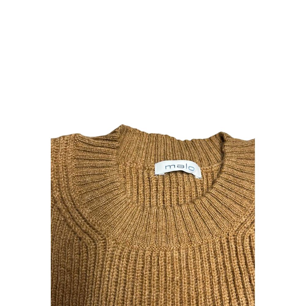 Malo Brown Wool Men Men's Sweater