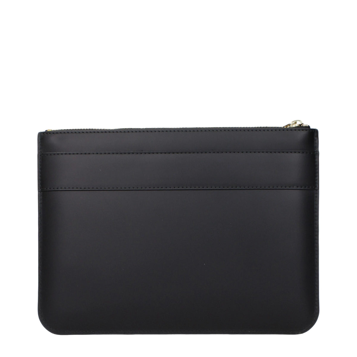 Comme Des Garçons Black Leather Clutch Women's Bag
