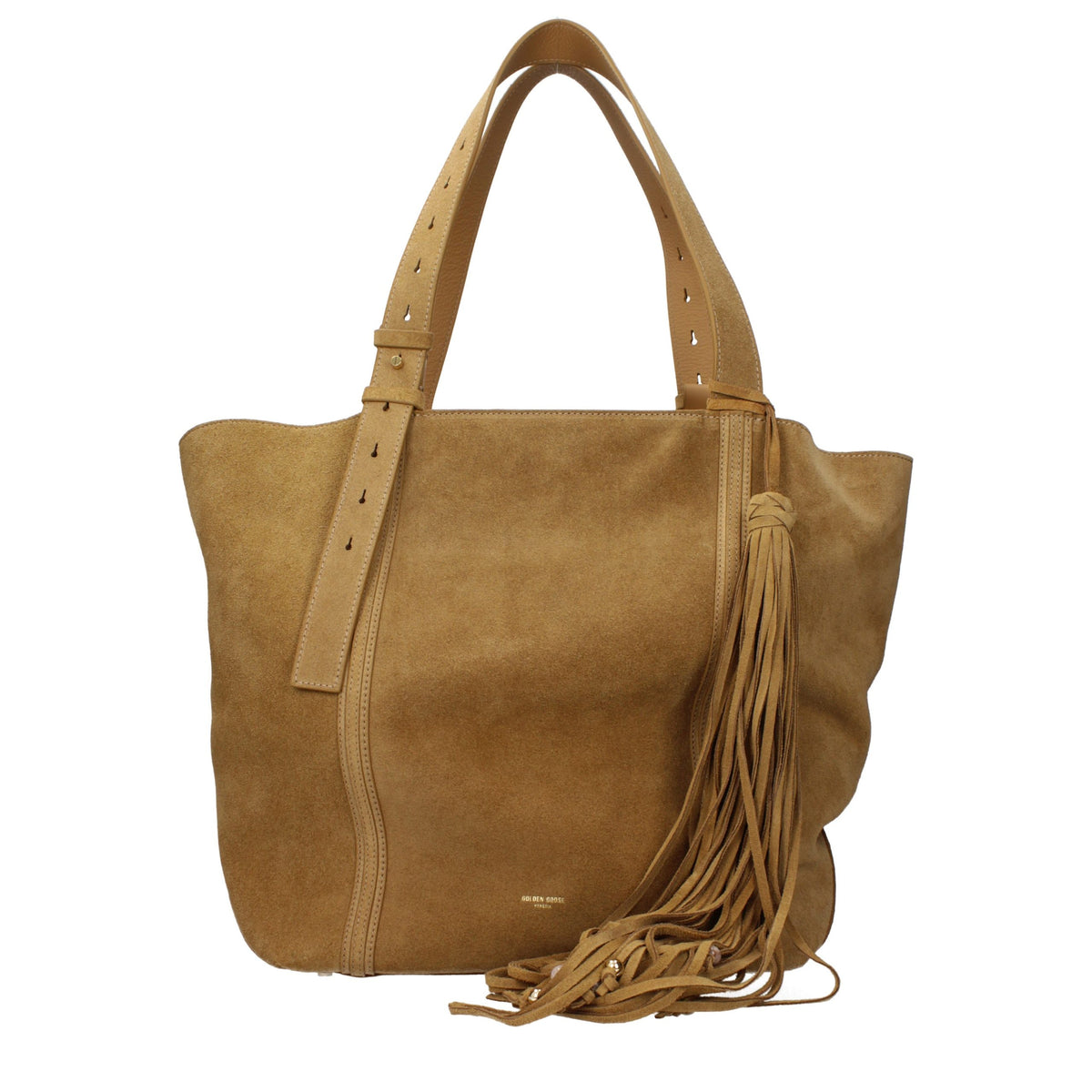 Golden Goose Brown Leather Shoulder Women's Bag