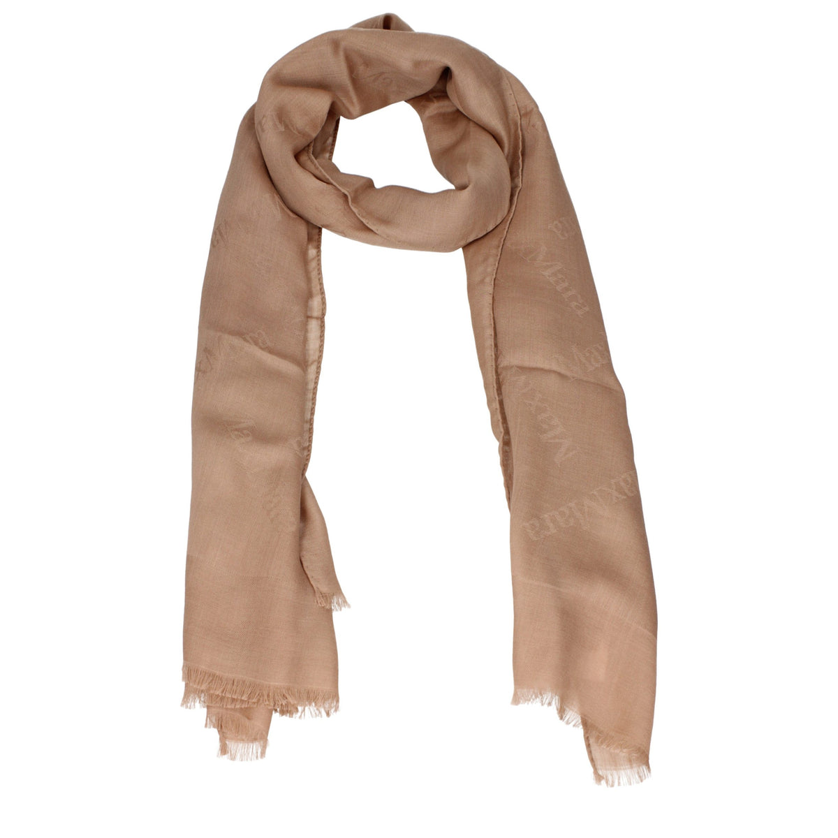 Max Mara Pink Wool Women's Foulard