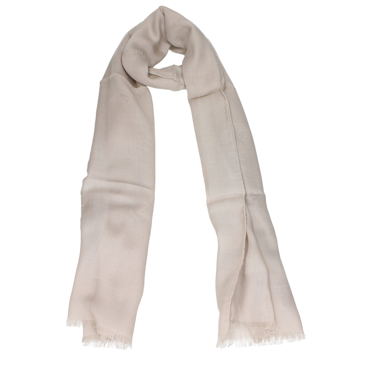 Max Mara Beige Wool Women's Foulard