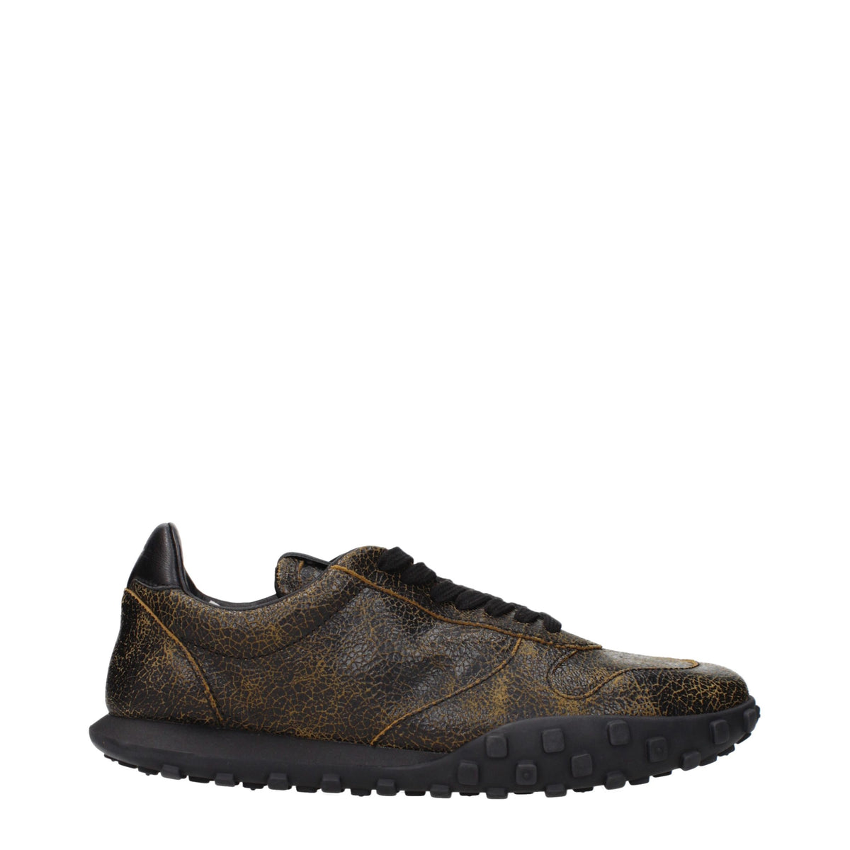 Jil Sander Black Leather Men's Sneakers