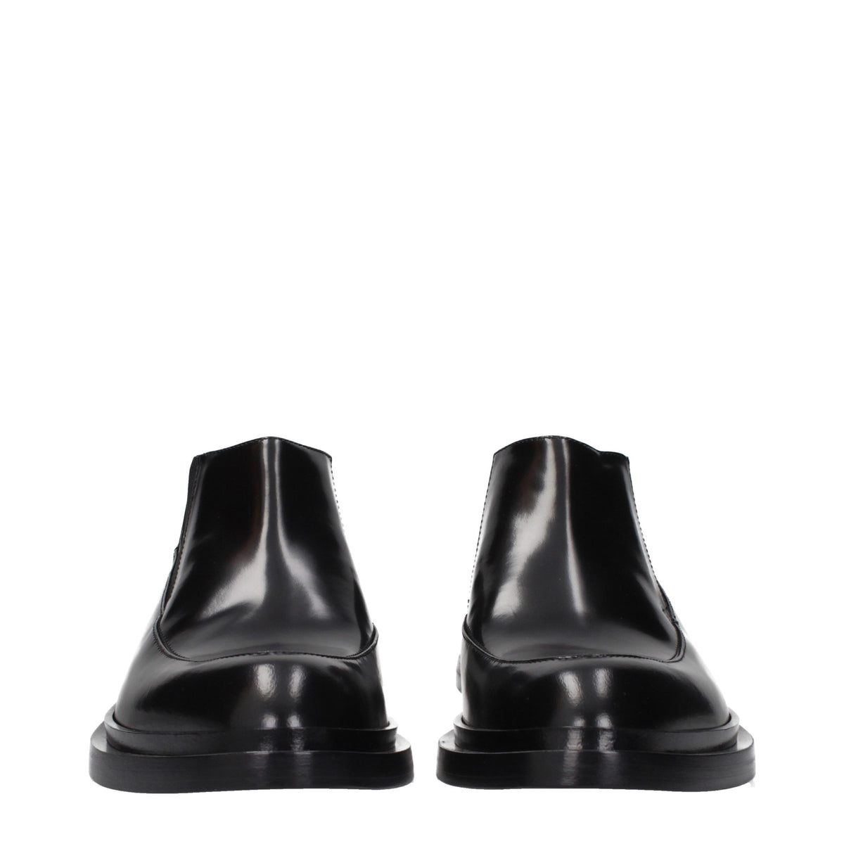 Jil Sander Black Leather Ankle Women's Boots