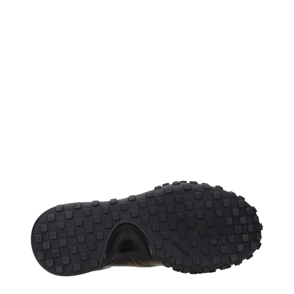 Jil Sander Black Leather Men's Sneakers