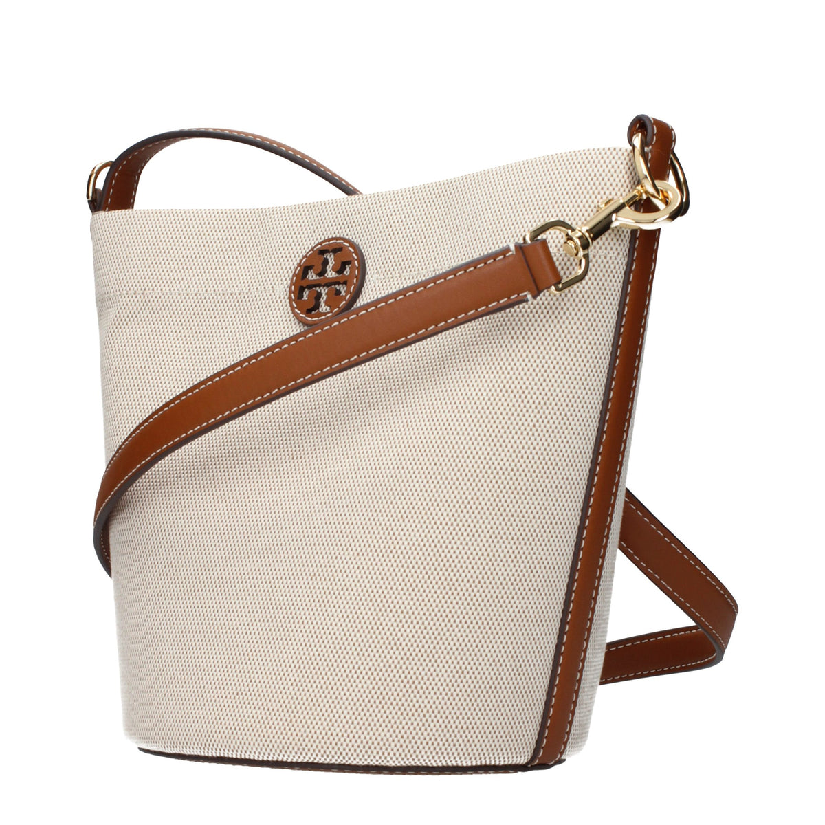 Tory Burch Beige Fabric Crossbody Women's Bag