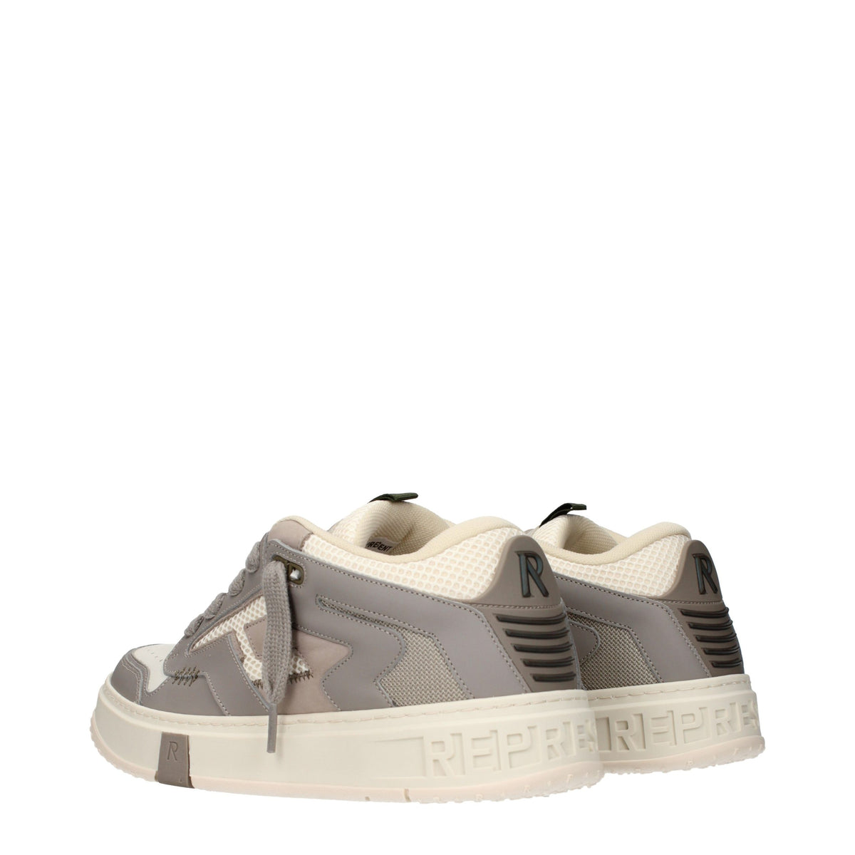 Represent White Leather Chunky Men's Sneakers