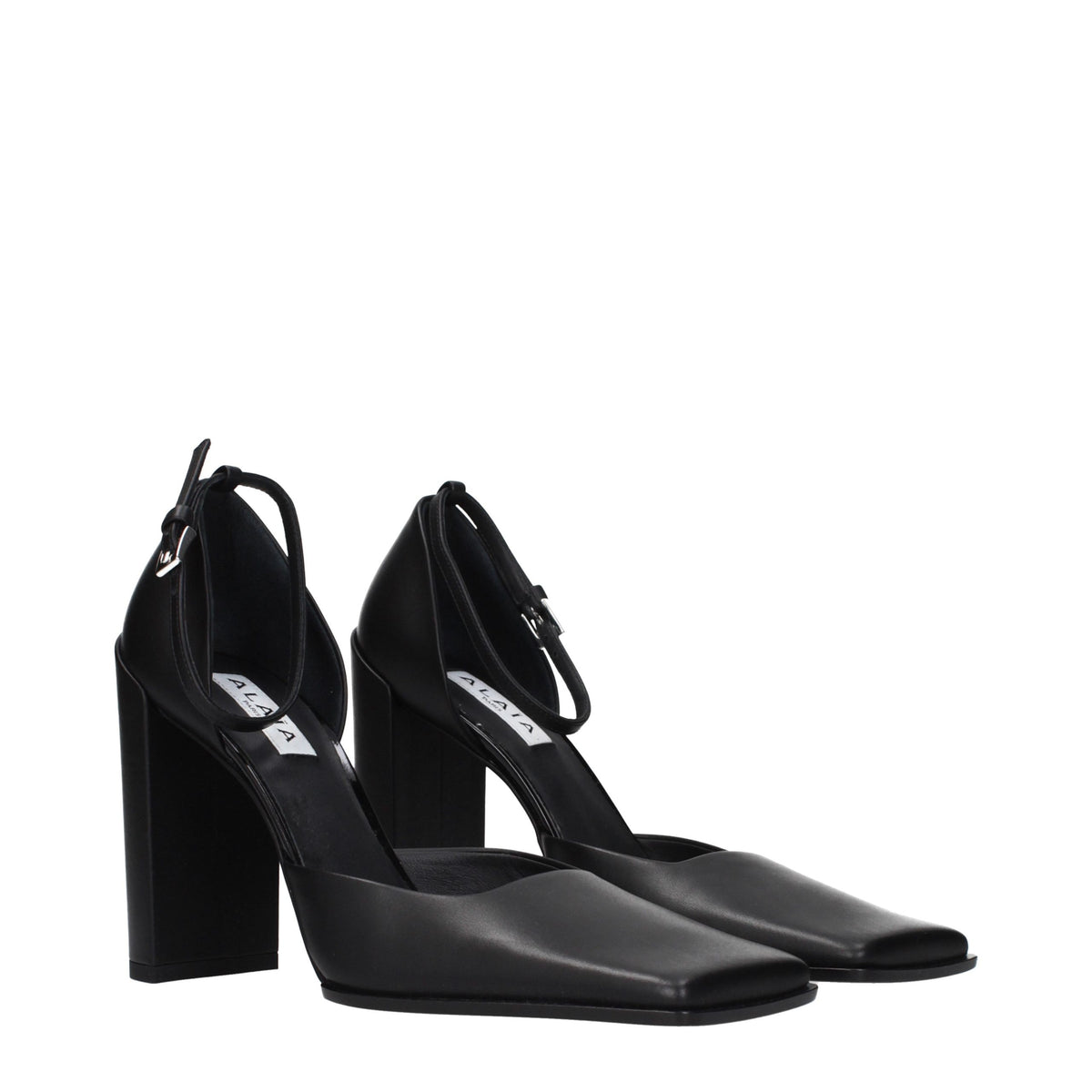 Alaïa Black Leather High Heel Women's Pumps