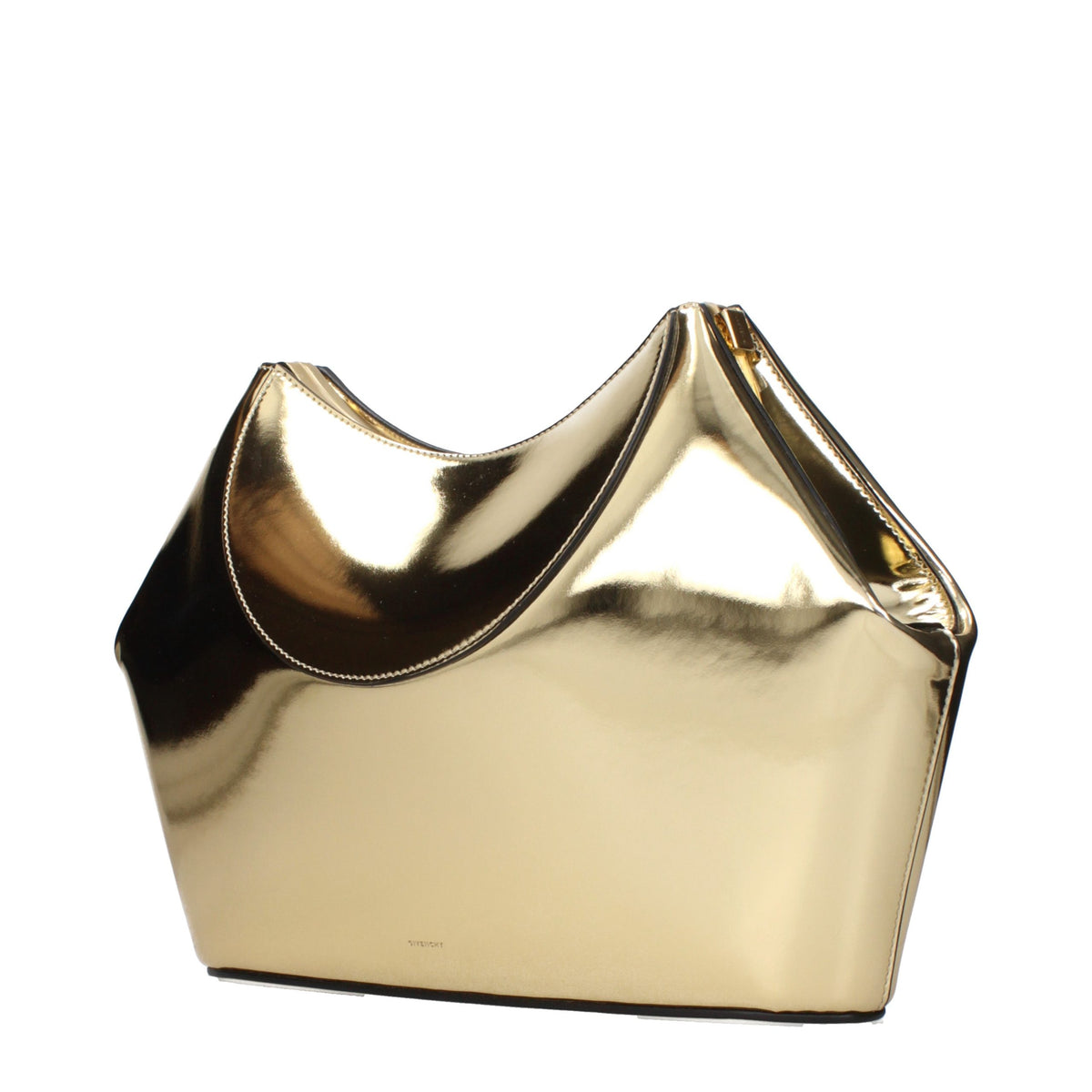 Givenchy Gold Leather Clutch Women's Bag