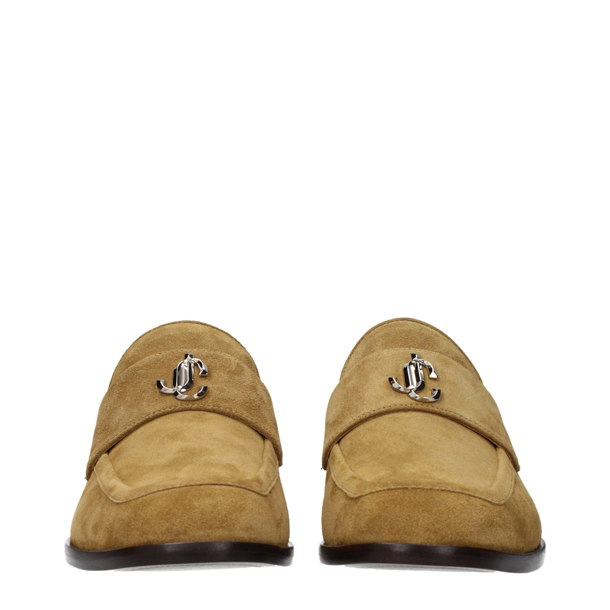 Jimmy Choo Brown Leather Slip-On Men's Loafers