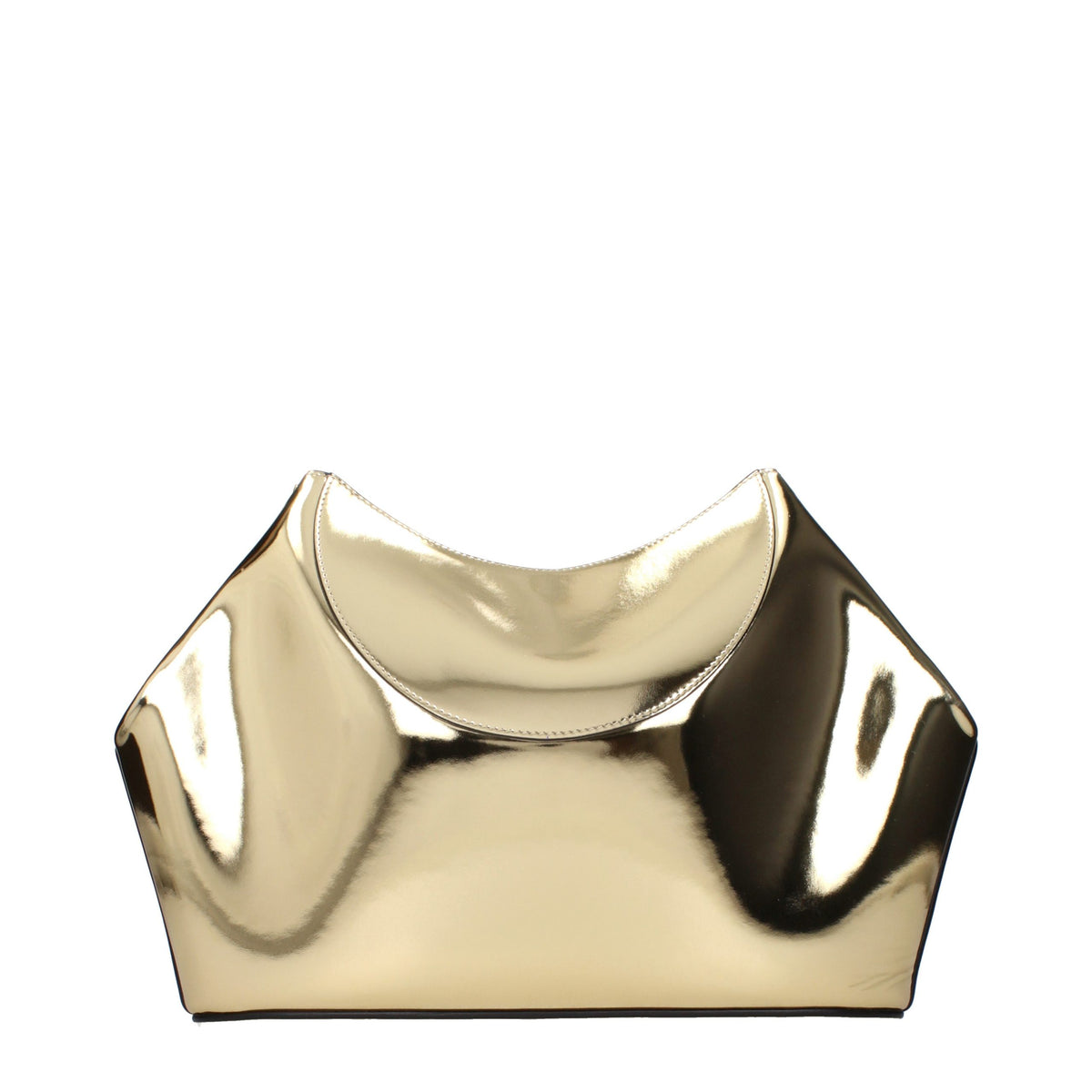 Givenchy Gold Leather Clutch Women's Bag