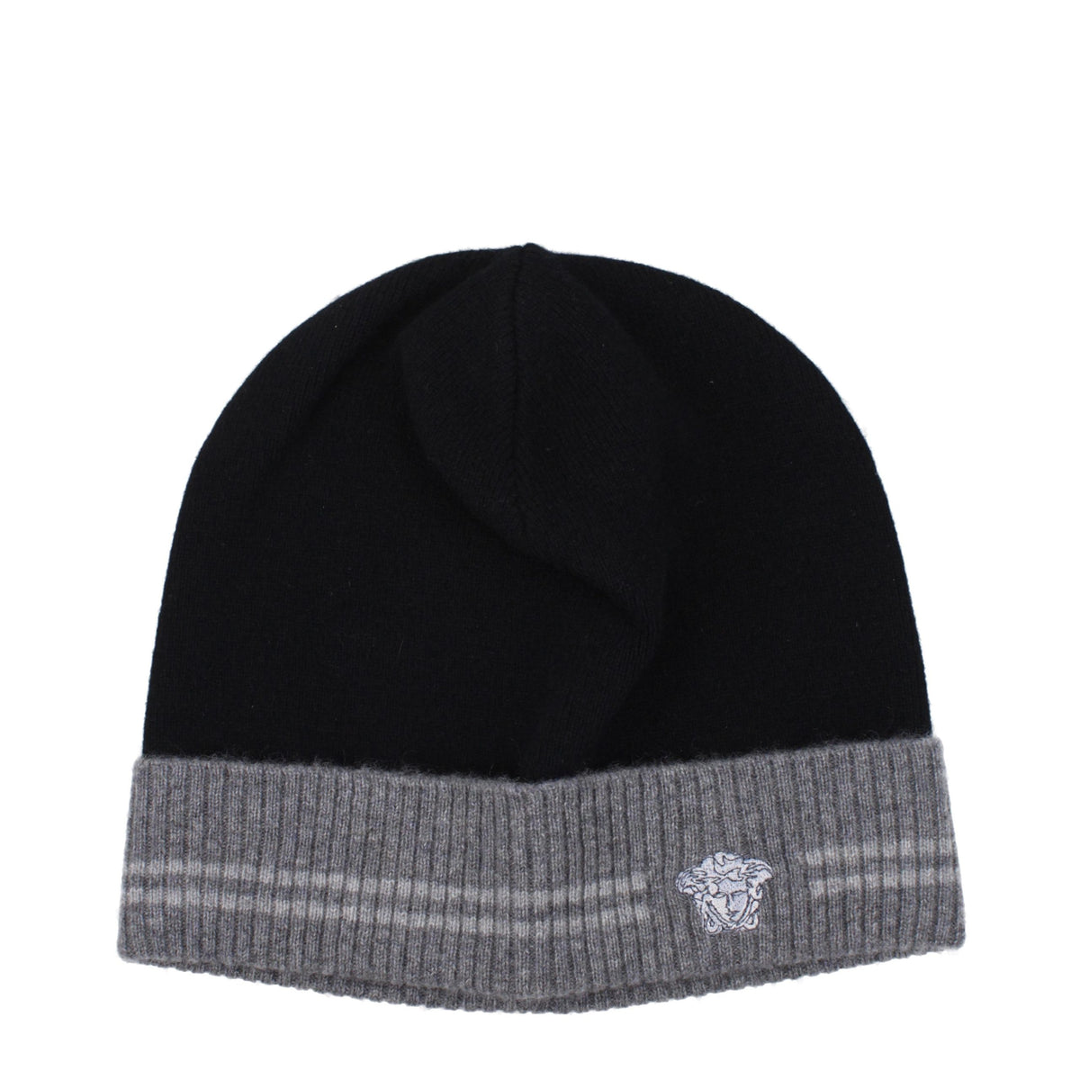 Versace Black Cashmere Women's Beanie