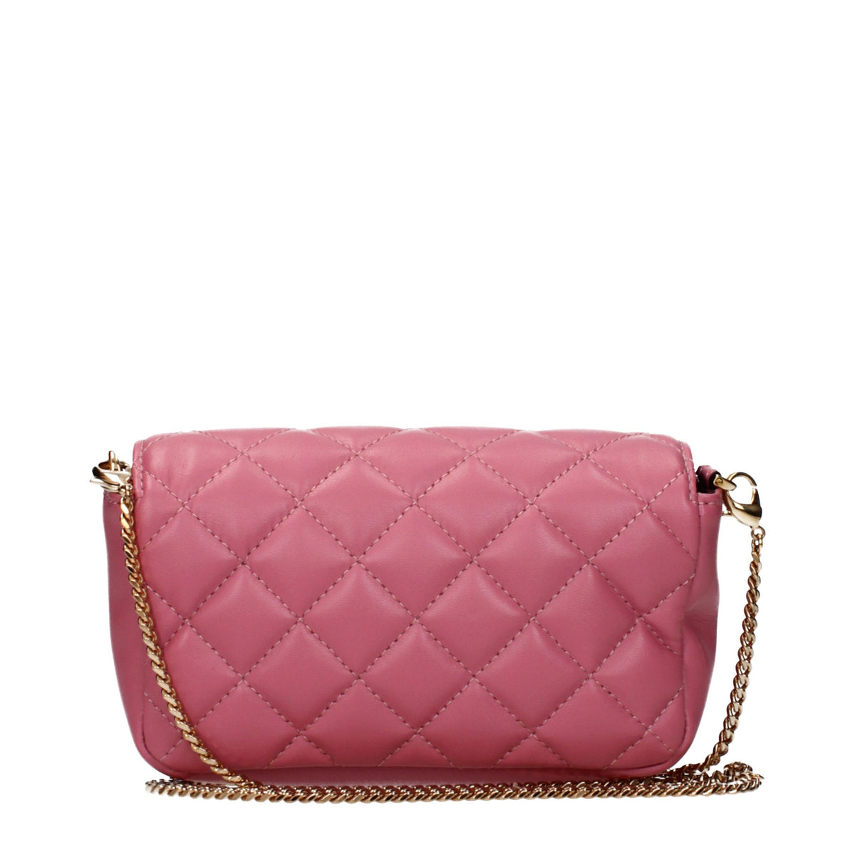 Versace Pink Leather Crossbody Women's Bag