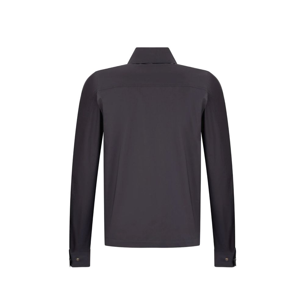 Herno Blue Cotton Shell Men's Jacket