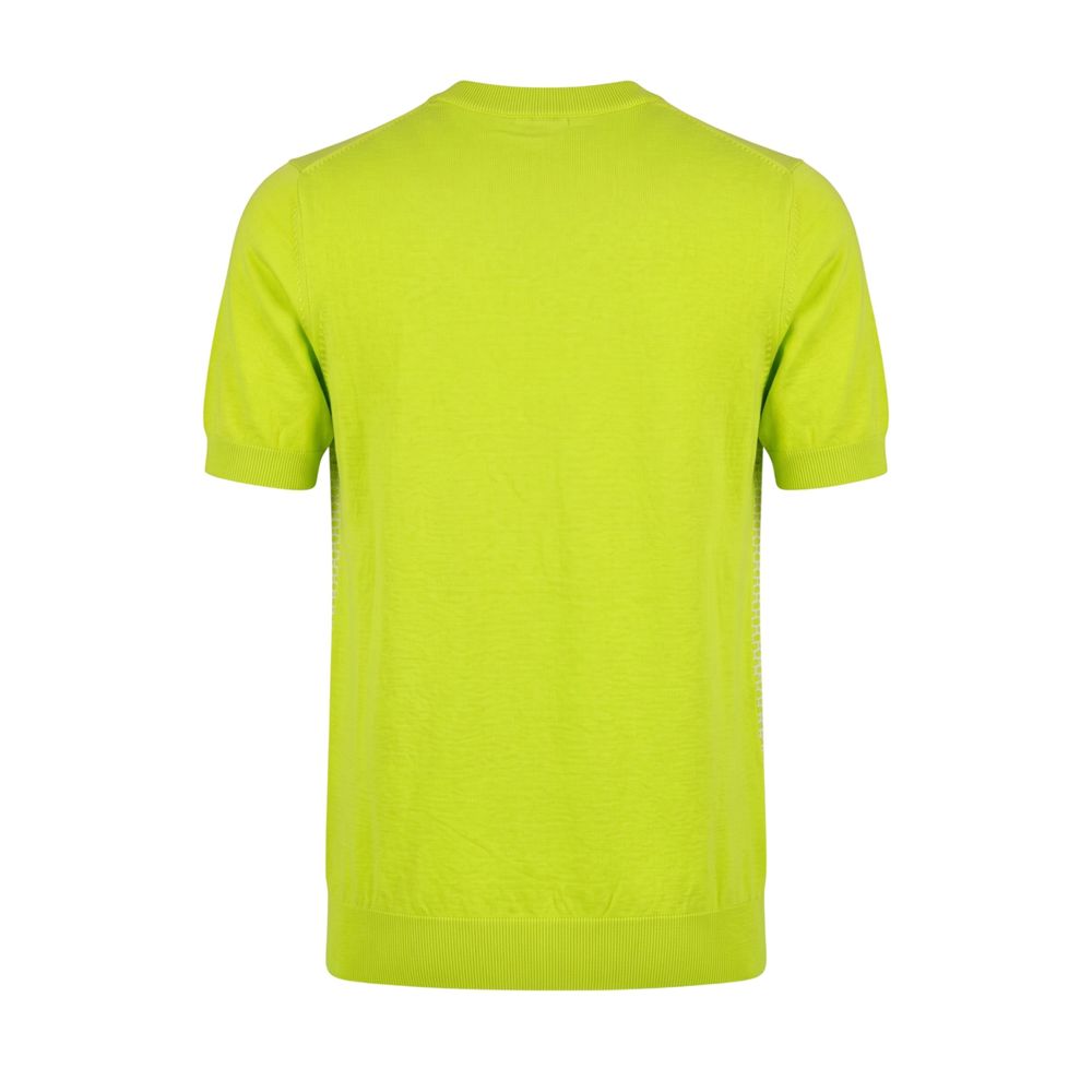 Malo Green Cotton Men Men's Sweater
